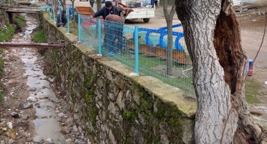 Manisa'da tehlike arz eden dereler güvenli hale getiriliyor