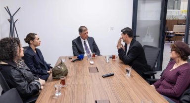 Minguzzi ailesinden Başkan Tugay'a ziyaret