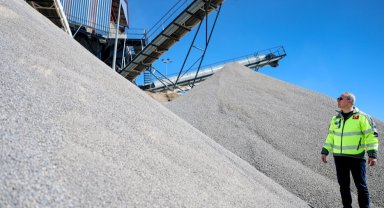 Sivas'ta Tecer Taş Kırma Tesisi yeni sezona başladı