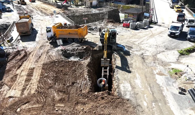 Trabzon Dernekpazarı'nda altyapı seferberliği