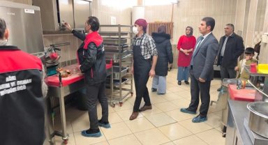 Ağrı'da öğrenci yurtları ve pansiyonlara gıda denetimi