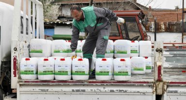 Ankara'da üreticiye yüzde 50 hibeli sıvı gübre desteği