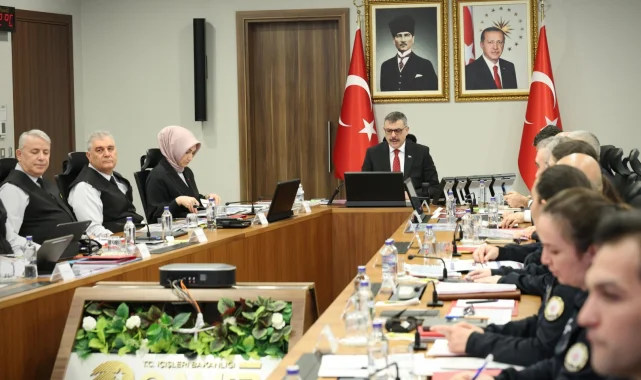 Bakan Çiftçi'den Valilerle güvenlik toplantısı