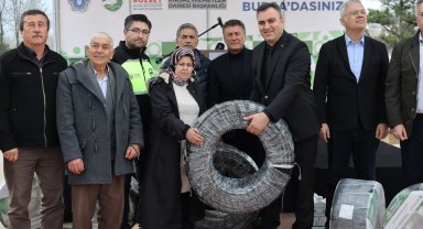 Bursa Büyükşehir'den çiftçiye hayat veren destek
