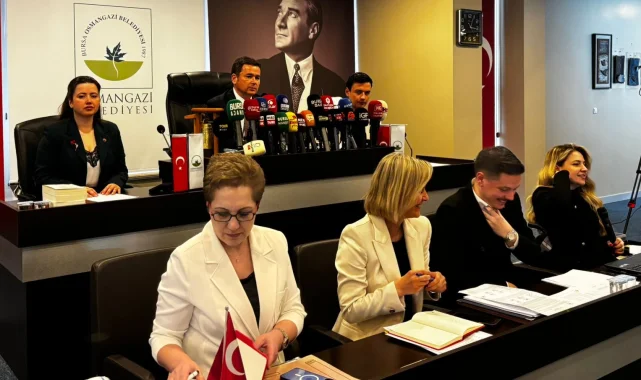 Bursa Osmangazi Belediye Meclisi'nde Nisan ayı oturumu yapıldı
