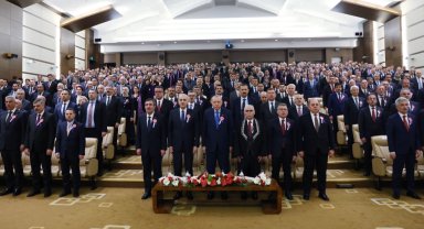 Cumhurbaşkanı Erdoğan Anayasa Mahkemesi'nin 64. yıl törenlerine katıldı