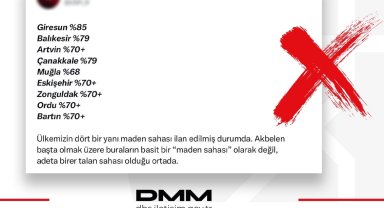 DMM: Maden sahası iddiaları gerçeği yansıtmıyor