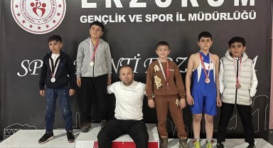 Erzurum Pasinler'de güreşin kalbi atıyor