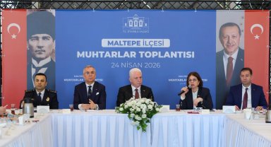 İstanbul Maltepe'de muhtarlarla koordinasyon
