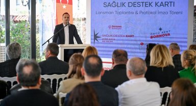 İzmir Bornova'da "Sağlık Destek Kartı" başladı