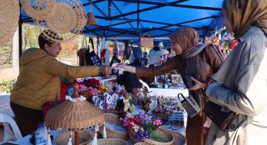 Kadın emeği Ormanya'da ziyaretçilerle buluştu