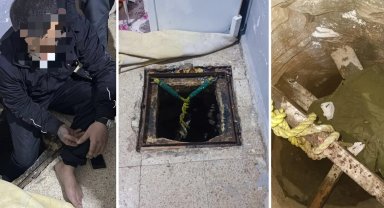 Kilis'te kuyuda saklanan firari yakalandı!