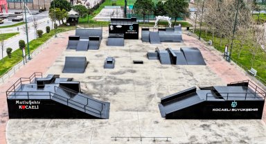 Kocaeli Sekapark'ta Skate Park yenilendi