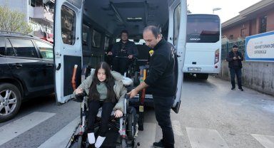 Kocaeli'de 'Engelsiz Taksi' hayallere köprü oldu