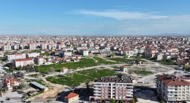 Konya'da kentsel dönüüşüm alanına yakın mercek
