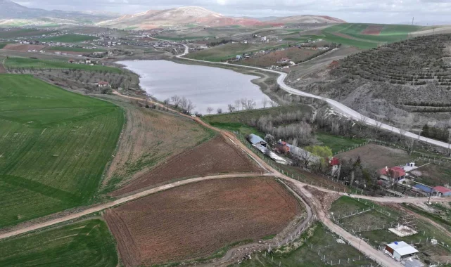 Kuruma riski altındaki Kızılca Göleti yeniden suya kavuştu