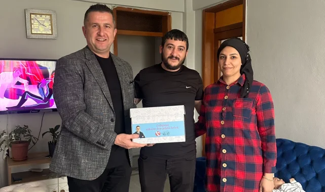 Lalapaşa'da bebek sevinci