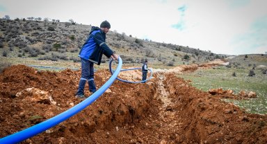 Malatya Arapgir'de yeni içme suyu hattı devrede