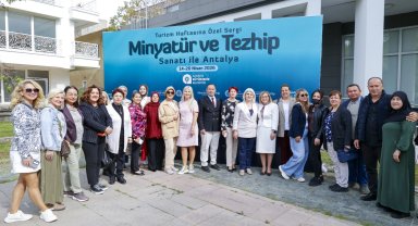 "Minyatür ve Tezhip Sanatı ile Antalya Sergisi" açıldı