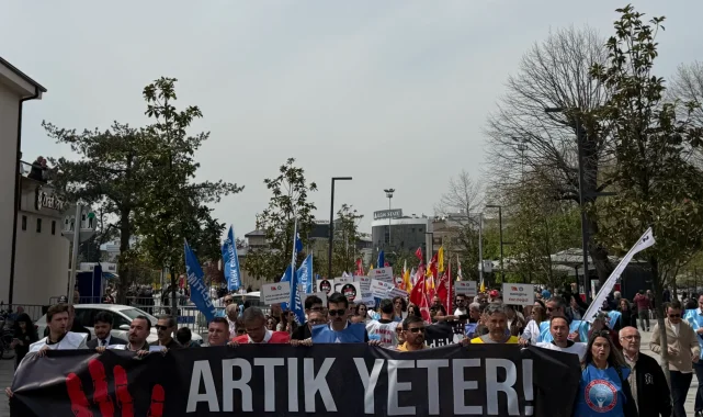 Okullarda şiddete tepki! Düzce'de eğitim sendikalarından 'yeter' çağrısı