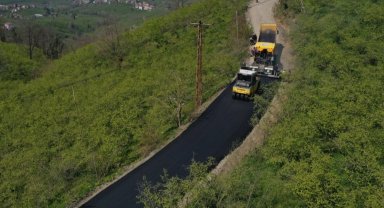 Ordu Altınordu'da grup yolu asfaltlanıyor