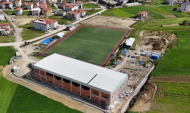 Sakarya Kaynarca'da sportif tesiste sona doğru