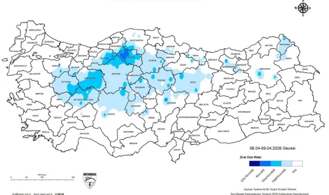 Tekirdağ'dan zirai don uyarısı!
