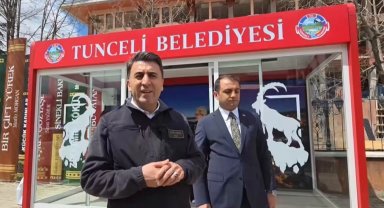 Tunceli'de duraklar yenileniyor