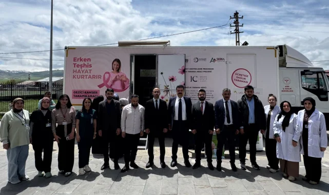Ağrı İl Sağlık'tan mobil kanser tarama hizmetlerine yerinde inceleme