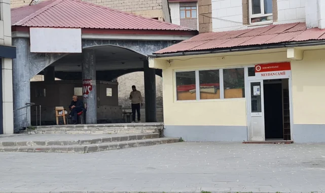 Ağrı Meydan Camii şadırvanda musluk krizi