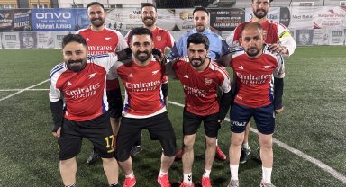 Ağrı'da kurumlarar arası bol gollü galibiyet