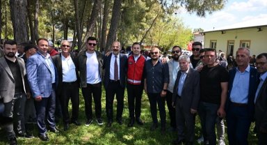 Ahmet Akın köy hayrına katıldı