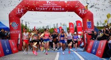 Ankara ATA Çiftliği'nde binlerce sporcu koştu