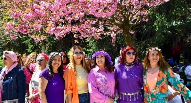 Ankaralı kadınlar baharı Sakura Şenliği'yle karşıladı
