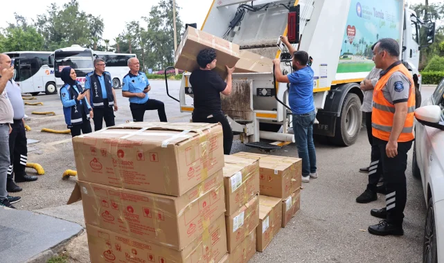 Antalya otogarında 1 ton yoğurt imha edildi
