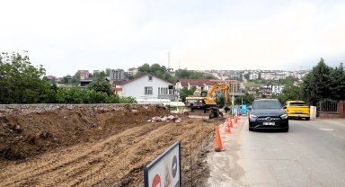 Başiskele'de Selahattin Eyyubi Caddesi genişliyor