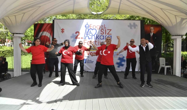 Başkent'te engel yok, şenlik var
