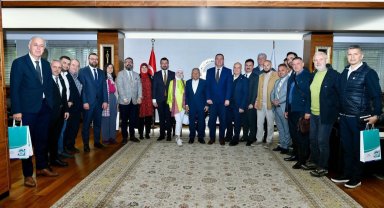 Bosna Hersek Dostluk Köprüleri Derneği'nden Büyükkılıç'a ziyaret
