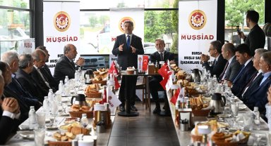 BTSO Başkanı Burkay MUŞSİAD üyeleriyle buluştu
