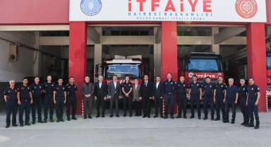 Bursa Büyükşehir İtfaiyesi bayramlaştı