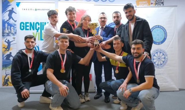 Bursa İnegöl'de Üniversite Spor Festivali sona erdi