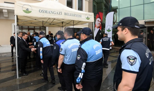Bursa Osmangazi Belediyesi ailesi bayramlaştı