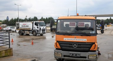 Bursa Osmangazi'de ekipler bayram boyunca görev başında