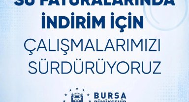 Bursa'da suya indirim geliyor