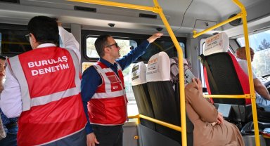 Bursa'da toplu taşıma araçlarında klima denetimi
