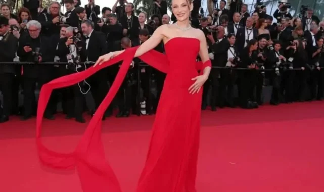 Cannes kırmızı halısında bir İpsalalı... Sümeyye Aydoğan ışıltısıyla büyüledi