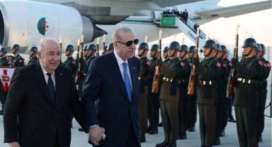 Cezayir Cumhurbaşkanı Tebbun Ankara'da