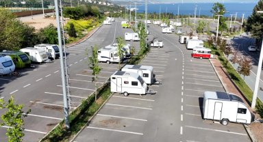 Darıca'da karavan denetimi... Kaydı olmayan karavanlar çekilecek
