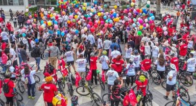 Denizli'de Umuda Pedal Çevir Bisiklet Şenliği