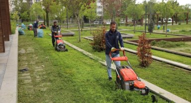 Diyarbakır parklarında yaz hazırlığı